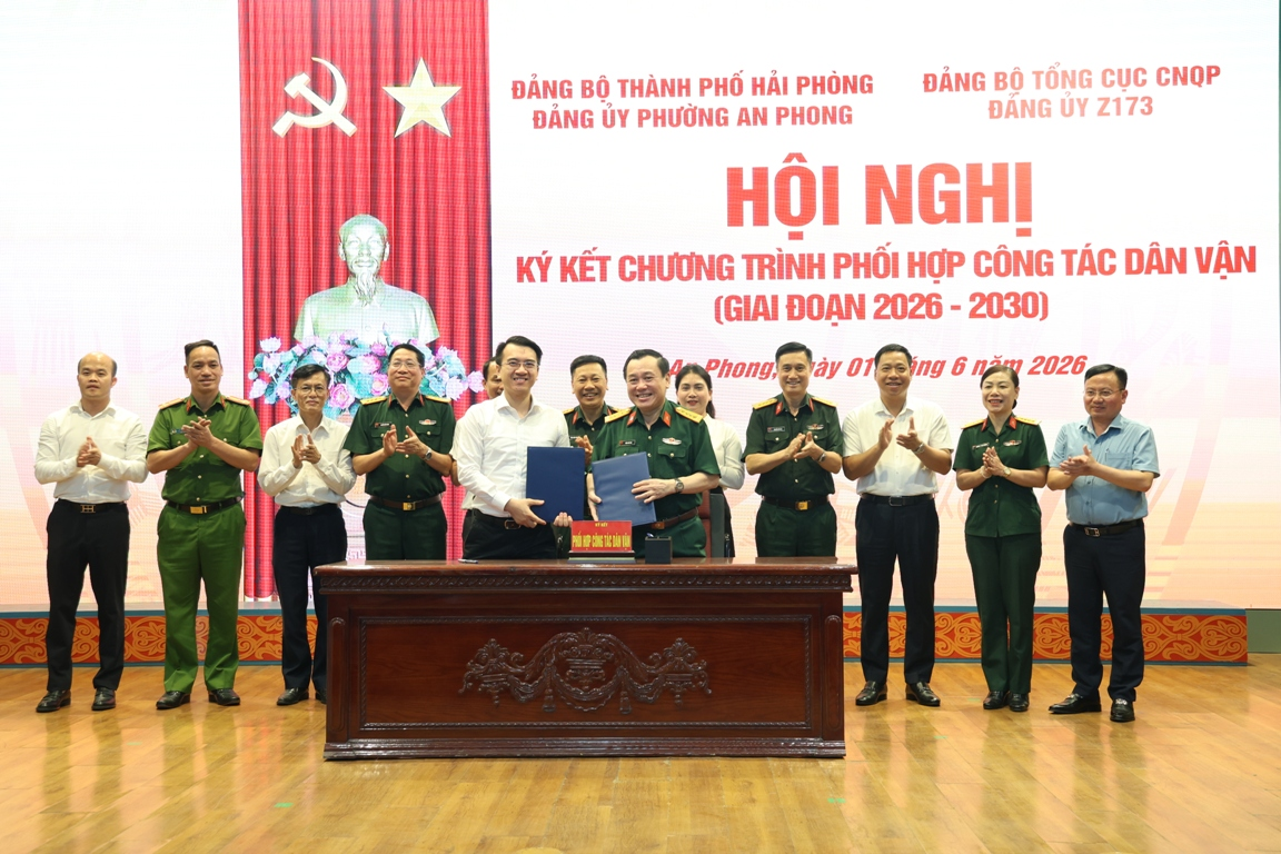Đảng ủy Z173 ký kết chương trình phối hợp công tác tuyên giáo, dân vận